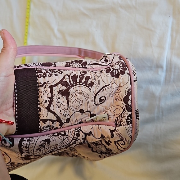Pink and Brown Paisley Backpack - Picture 11 of 14